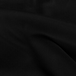 Baumwollpopeline Uni *Gaby* Bio~Organic - schwarz