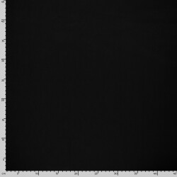 Baumwollpopeline Uni *Gaby* Bio~Organic - schwarz