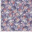 Wintersweat Digital buntes Blumenfeld - dunkelblau