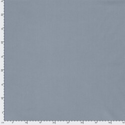 Baumwollstoff Cretonne Premium *Marie* Uni - stahlblau