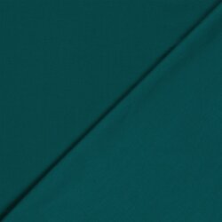 Baumwollstoff Cretonne Premium *Marie* Uni - petrol