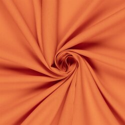 Baumwollstoff Cretonne Premium *Marie* Uni - orange