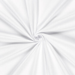 Baumwollstoff Cretonne Premium *Marie* Uni - weiss