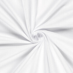 Baumwollstoff Cretonne Premium *Marie* Uni - weiss