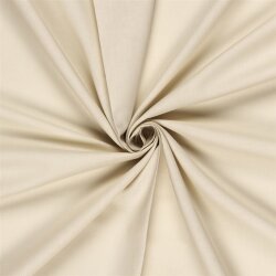 Baumwollstoff Cretonne Premium *Marie* Uni - hellbeige