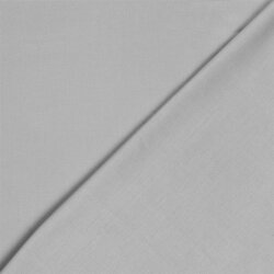 Baumwollstoff Cretonne Premium *Marie* Uni - kieselgrau