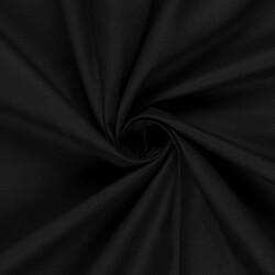 Baumwollstoff Cretonne Premium *Marie* Uni - schwarz