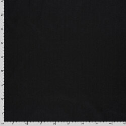 Baumwollstoff Cretonne Premium *Marie* Uni - schwarz