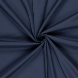 Baumwollstoff Cretonne Premium *Marie* Uni - dunkelblau
