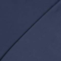 Baumwollstoff Cretonne Premium *Marie* Uni - dunkelblau