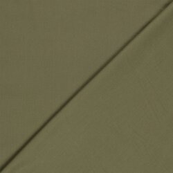 Baumwollstoff Cretonne Premium *Marie* Uni - oliv