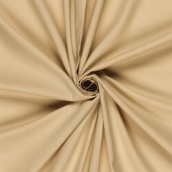 Baumwollstoff Cretonne Premium *Marie* Uni - cremebeige