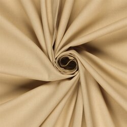 Baumwollstoff Cretonne Premium *Marie* Uni - cremebeige