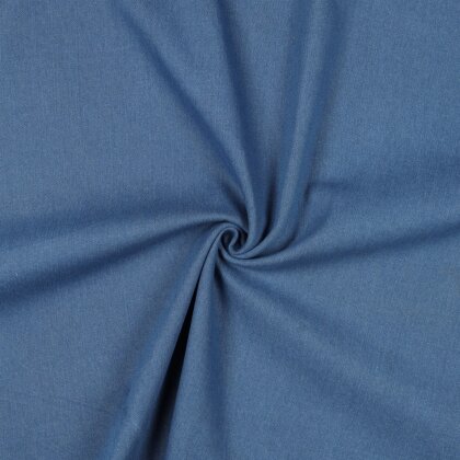 Stretch-Jeansstoff 110Z Recycled gebleicht- indigo