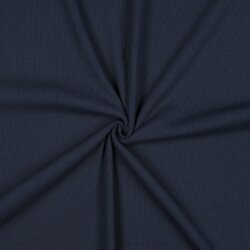 Rippenjersey *Vera* - dunkelblau