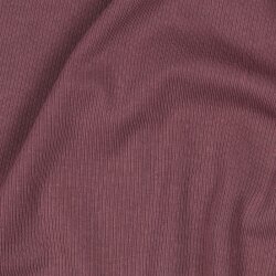 Rippenjersey *Vera* - aubergine