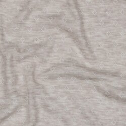 Feinstrickjersey *Vera* Lochmuster - Sand Melange