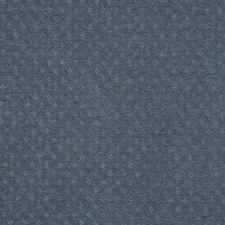 Feinstrickjersey *Vera* Lochmuster - dunkelblau meliert