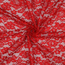Spitzenstoff *Carmen* - rot