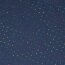Jeansstoff bunte Glitzerherzen - dunkel jeansblau