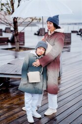 Softshell Digital Farbverlauf - indigo