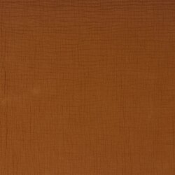 Musselin Uni *Gerda* BIO~Organic - cognac
