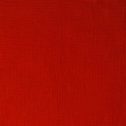 Musselin Uni *Gerda* BIO~Organic - rotorange