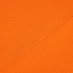 Musselin Uni *Gerda* BIO~Organic - Neon orange