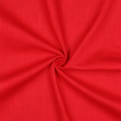 Leinen *Vera* vorgewaschen - rot