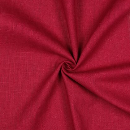 Leinen *Vera* vorgewaschen - kirsche