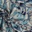 Canvas Digital Aquarell Monsterablätter - blau