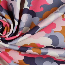 Softshell Digital bunte Wolken - helllila
