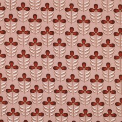 Canvas WATERPROOF Blumen - altrosa