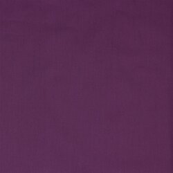 Baumwollpopeline *Vera* Uni - aubergine