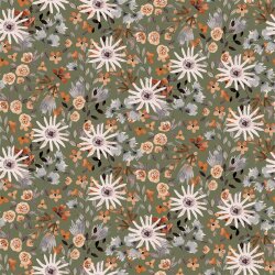 Ganzjahressweat Digital StrohBlumen - salbei