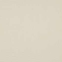Dreilagiger Baumwoll Musselin Bio~Organic - creme