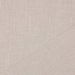 Baumwollstoff Slub vorgewaschen - hellbeige