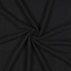 Viskose Leinen Soft - schwarz