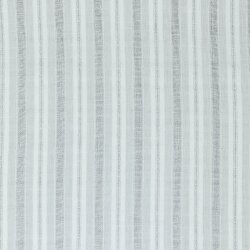 Baumwollstoff Bestickt Streifen - weiss