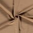 0,4 Meter - Rippenjersey Ottoman *Bibi* - hell muskat