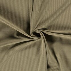 0,8 Meter - Rippenjersey Ottoman *Bibi* - olivgrün