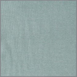 0,7 Meter - Ringelbündchen Streifen 1mm mint/pool blue