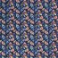 0,8 Meter - Softshell Digital bunte Federn petrol