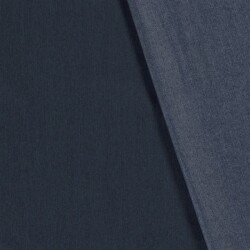 Jeansstoff Vorgewaschen - marineblau