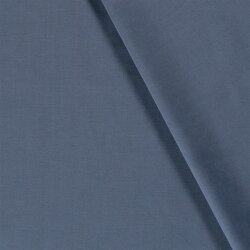 Baumwollstoff Fahnentuch Cretonne *Marie* Uni - mittel jeansblau