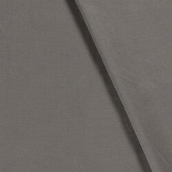 Baumwollstoff Fahnentuch Cretonne *Marie* Uni - bleigrau