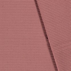 Waffelpiqué *Marie* 6mm Uni - dunkel antikpink