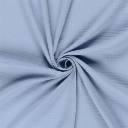Musselin Uni *Marie* - hellblau