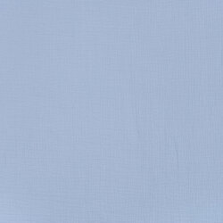 Musselin Uni *Marie* - hellblau