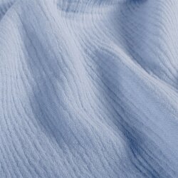 Musselin Uni *Marie* - hellblau
